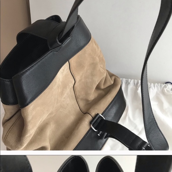 Rebecca Minkoff Suede and leather handbag - Picture 4 of 12